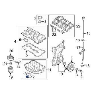 Hyundai OE - Engine Oil Drain Plug