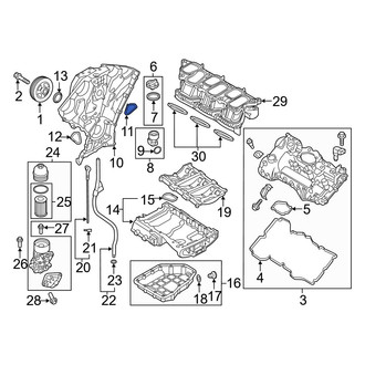 Hyundai OE - Right Engine Timing Cover Gasket