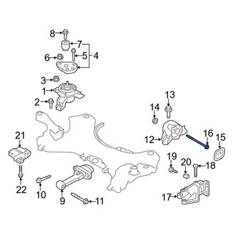 Hyundai OE - Automatic Transmission Mount Bolt