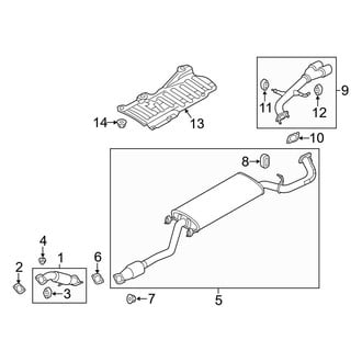 Hyundai OE - Exhaust System - Exhaust Components
