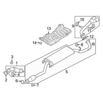 Hyundai OE - Exhaust System - Exhaust Components