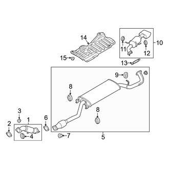 Hyundai OE - Exhaust System - Exhaust Components