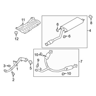 Hyundai OE - Exhaust System - Exhaust Components