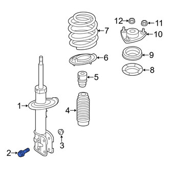 Hyundai OE - Suspension Strut Bolt
