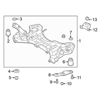 Hyundai OE - Front Suspension - Suspension Mounting