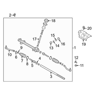 Hyundai OE - Steering Gear & Linkage (Base / 2.0T)