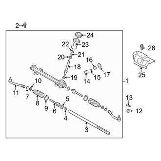 Hyundai OE - Steering Gear & Linkage