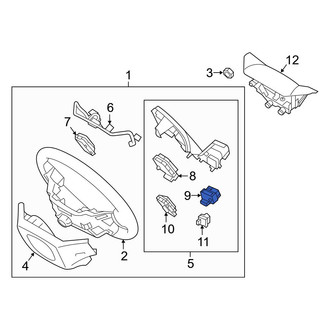 Hyundai OE - Steering Wheel Radio Controls