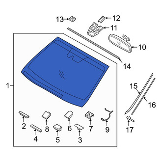 Hyundai OE - Front Windshield