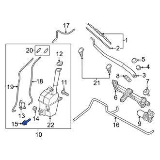 Hyundai OE - Washer Fluid Level Sensor