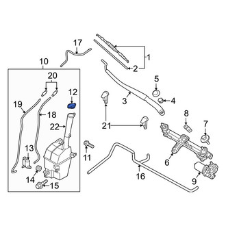 Hyundai OE - Front Washer Fluid Reservoir Cap