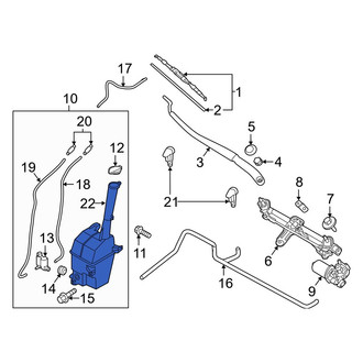 Hyundai OE - Washer Fluid Reservoir