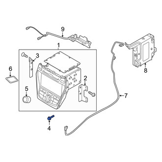 Hyundai OE - GPS Navigation System Screw