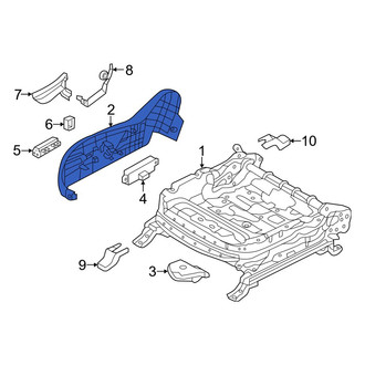 Hyundai OE - Front Left Seat Frame Trim Panel