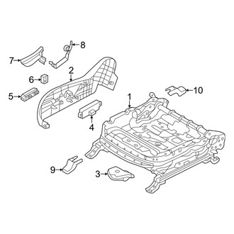 Hyundai OE - Seats & Tracks - Tracks & Components (Passenger Seat), (Base / 2.0T)