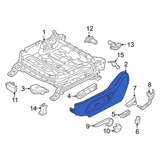 Hyundai OE - Front Left Seat Frame Trim Panel