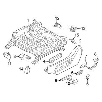 Hyundai OE - Seats & Tracks - Tracks & Components (Driver Seat), (Base / 2.0T)