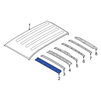 Hyundai OE - Front Roof Header Panel
