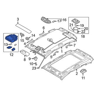 Hyundai OE - Front Reading Light