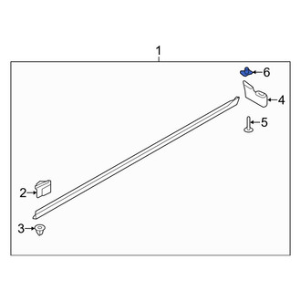 Hyundai OE - Lower Rocker Panel Molding Clip