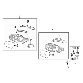 Hyundai OE - Front Door - Outside Mirrors (Base / 2.0T)