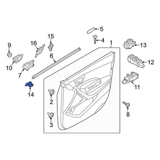 Hyundai OE - Front Fuel Filler Door Switch
