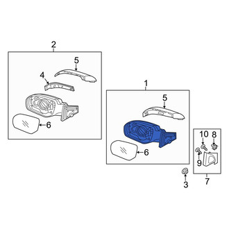 Hyundai OE - Front Right Door Mirror
