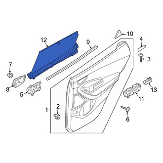 Hyundai OE - Rear Left Door Glass Sunshade