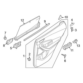 Hyundai OE - Rear Door - Interior Trim (Base / 2.0T)