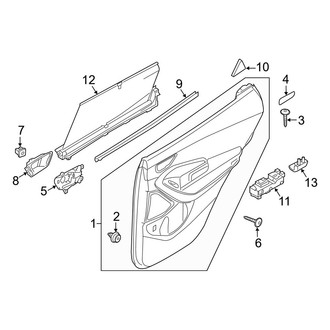 Hyundai OE - Rear Door - Interior Trim