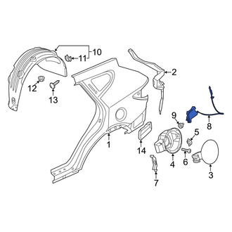 Hyundai OE - Rear Fuel Filler Door Lock Actuator