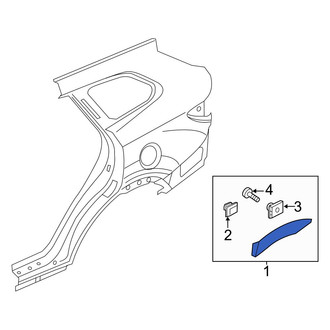 Hyundai OE - Rear Left Wheel Arch Molding