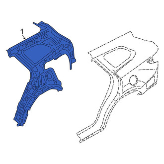 Hyundai OE - Rear Right Outer Quarter Panel