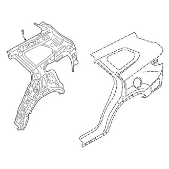 Hyundai OE - Quarter Panel - Inner Structure