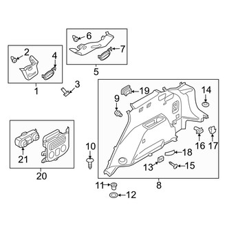 Hyundai OE - Quarter Panel - Interior Trim