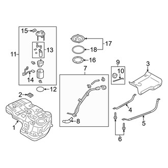 Hyundai OE - Fuel System Components