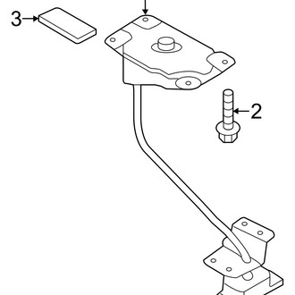 Hyundai OE - Rear Body & Floor - Spare Tire Carrier