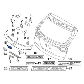 Hyundai OE - Liftgate Emblem Gasket