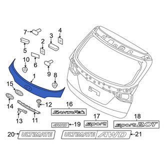 Hyundai OE - Rear Liftgate Finish Panel
