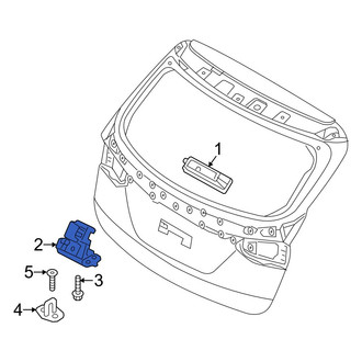 Hyundai OE - Rear Liftgate Latch
