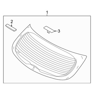 Hyundai OE - Lift Gate - Glass & Hardware (Base / 2.0T)
