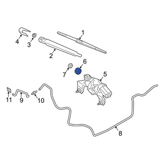 Hyundai OE - Wiper Motor Insulator