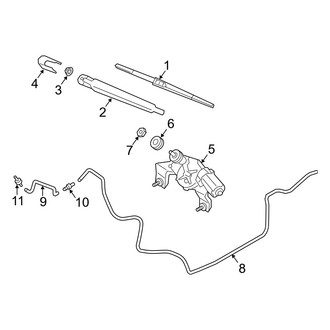 Hyundai OE - Lift Gate - Wiper & Washer Components (Base / 2.0T / 2.0T Ultimate)