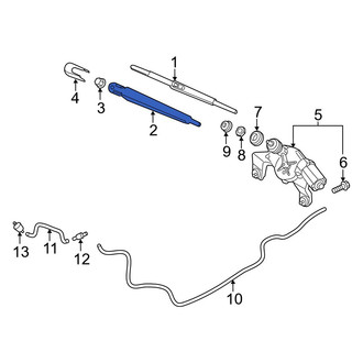 Hyundai OE - Rear Wiper Arm
