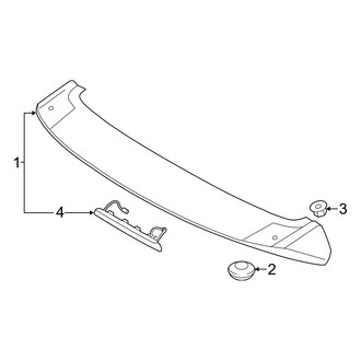 Hyundai OE - Lift Gate - Spoiler (Limited / SE / SEL / SEL Plus / Ultimate)