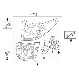 Hyundai OE - Rear Lamps - Tail Lamps (On Body)