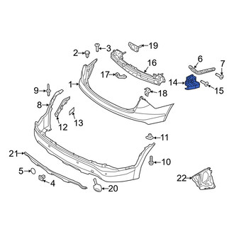 Hyundai OE - Rear Left Bumper Guide