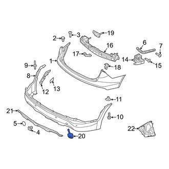 Hyundai OE - Rear Tow Eye Cap