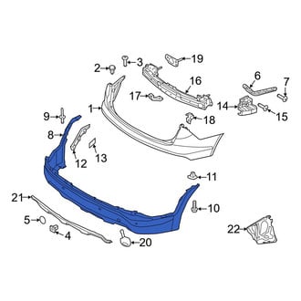 Hyundai OE - Front Lower Bumper Cover