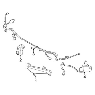 Hyundai OE - Rear Bumper - Electrical Components (Base / 2.0T)